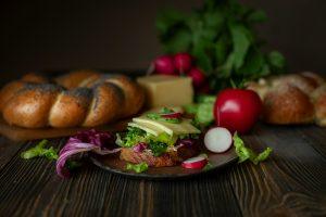 a plate of food